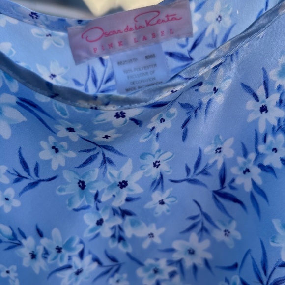 Oscar De La Renta Pink Label XL Chemise - Picture 4 of 5